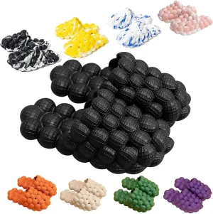 Bubble Slides For Women And Men, Bubble Slippers, Bubble Slide Funny Massage Slippers, Non-Slip Spa Slippers, Bubble Sandals, Soft Pillow Stress Relief Slide, Unisex