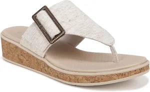 BZees Women's Bay Machine Washable Comfort Wedge Sandal Flip-Flop