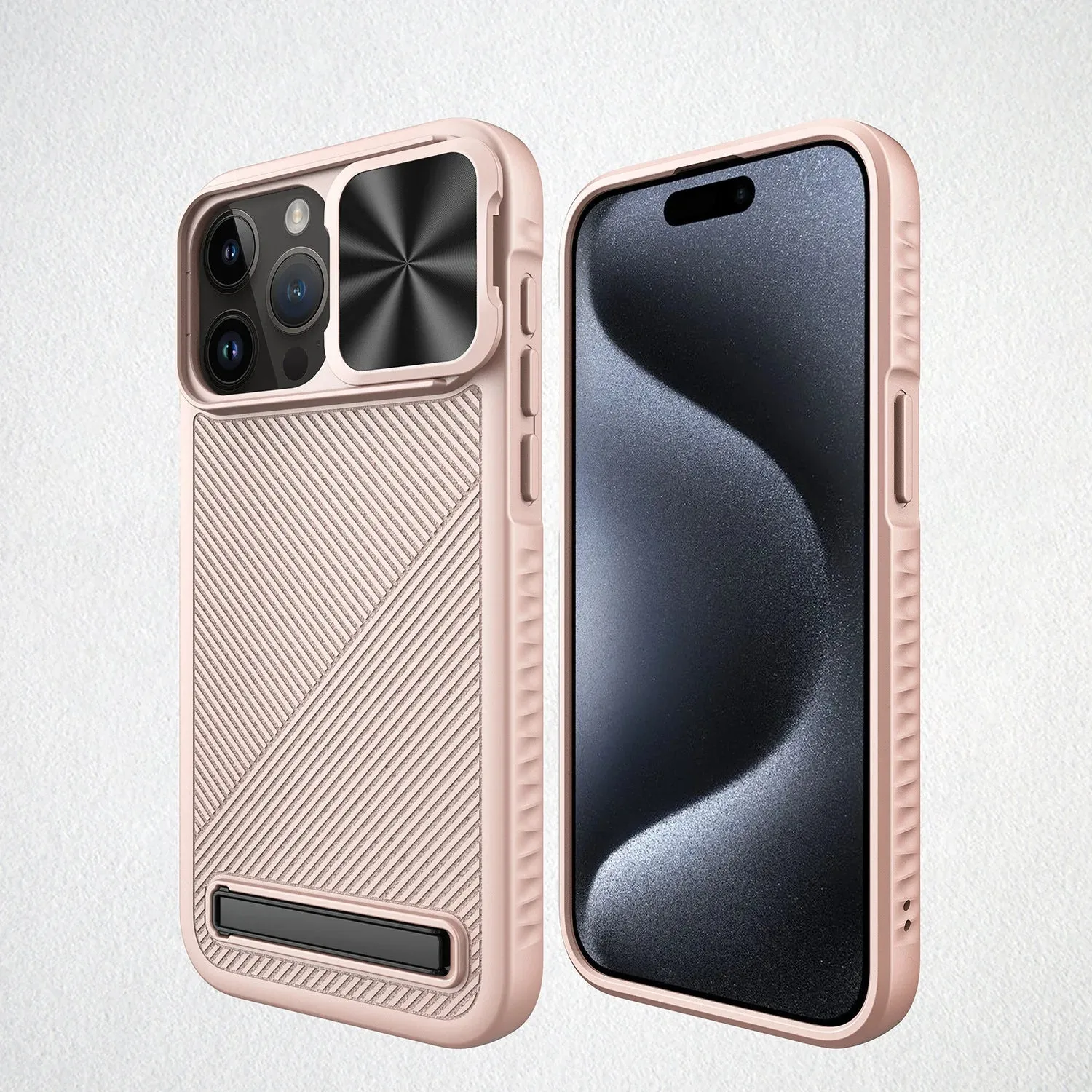 CamShield Pro: Hidden Kickstand MagSafe iPhone Case | Shockproof Corner Airbags