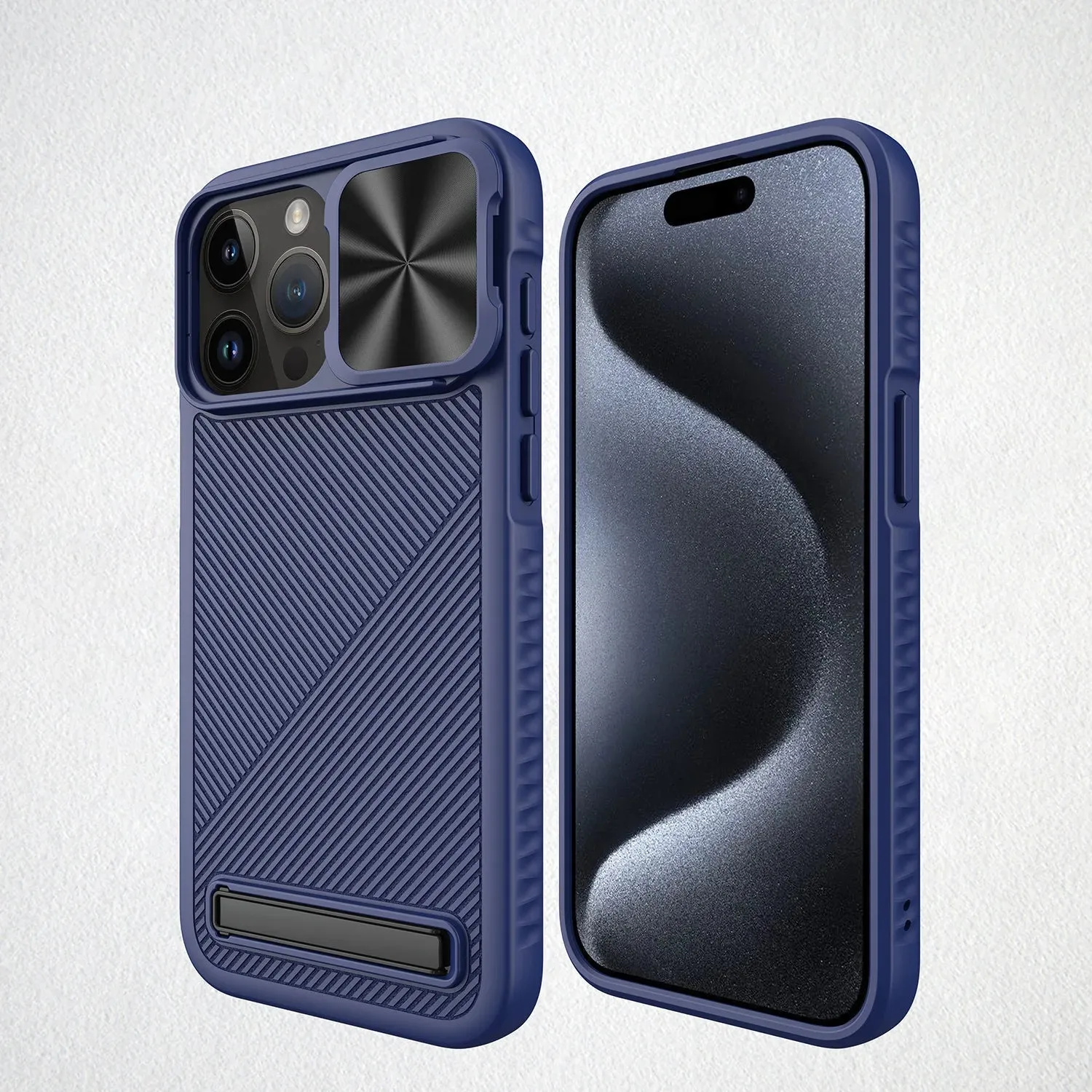 CamShield Pro: Hidden Kickstand MagSafe iPhone Case | Shockproof Corner Airbags