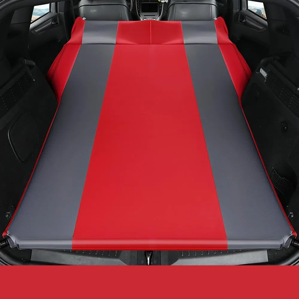 Car Automatic Inflatable Bed for Land Rover Discovery Sport(5seats Without Slide) 2016 2017 2018 2019, Portable Movable Thickened Trunk Sleeping Bed Outdoor Camping Hiking Air Mattress,Red