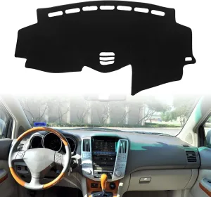Car Dashboard Cover for 2004-2006 Lexus RX330, 2007-2009 RX350, 2006-2008 RX400h Silicone Non-Slip Dash Mat Anti-UV Carpet (Black Edge)