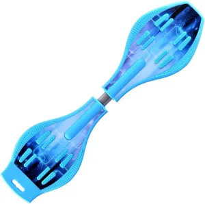Caster Board, Deluxe Junior Skateboard with Illuminating Wheels for More Excitement,Fun and Visibility, Twistboard for Kids 8 , Upgrade Color