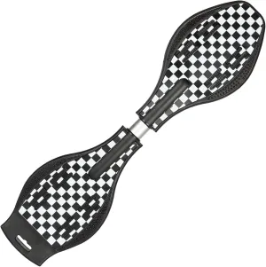 Caster Board, Deluxe Junior Skateboard with Illuminating Wheels for More Excitement,Fun and Visibility, Twistboard for Kids 8 , Upgrade Color