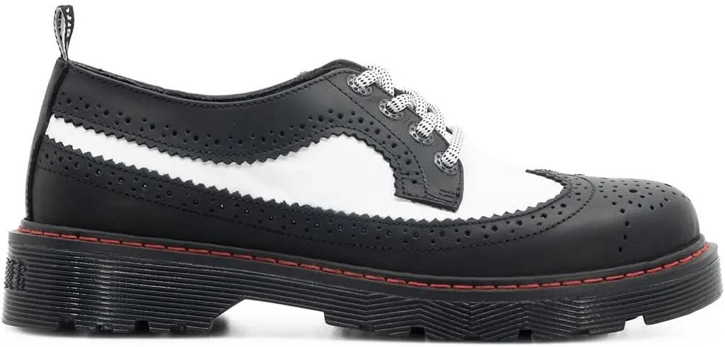 Casual Boston Two-Tone Cowhide Leather Shoe