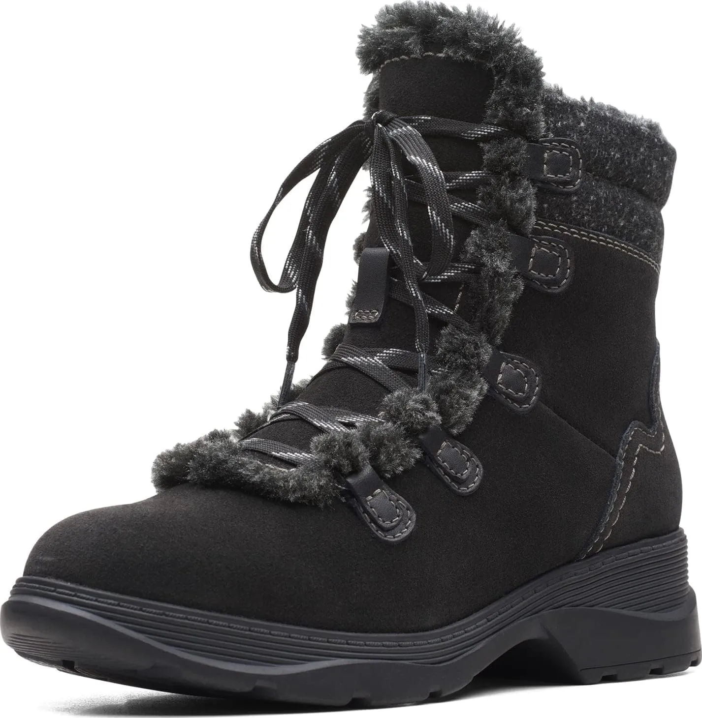 Clarks Women's Aveleigh Zip Warmlined Waterproof Fashion Boot