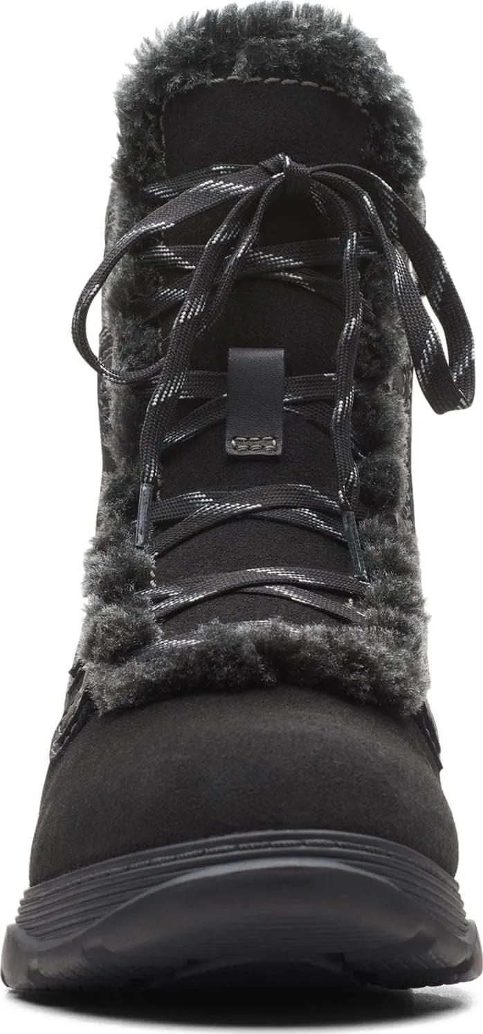 Clarks Women's Aveleigh Zip Warmlined Waterproof Fashion Boot