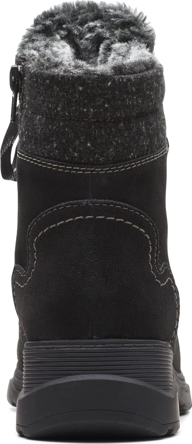 Clarks Women's Aveleigh Zip Warmlined Waterproof Fashion Boot