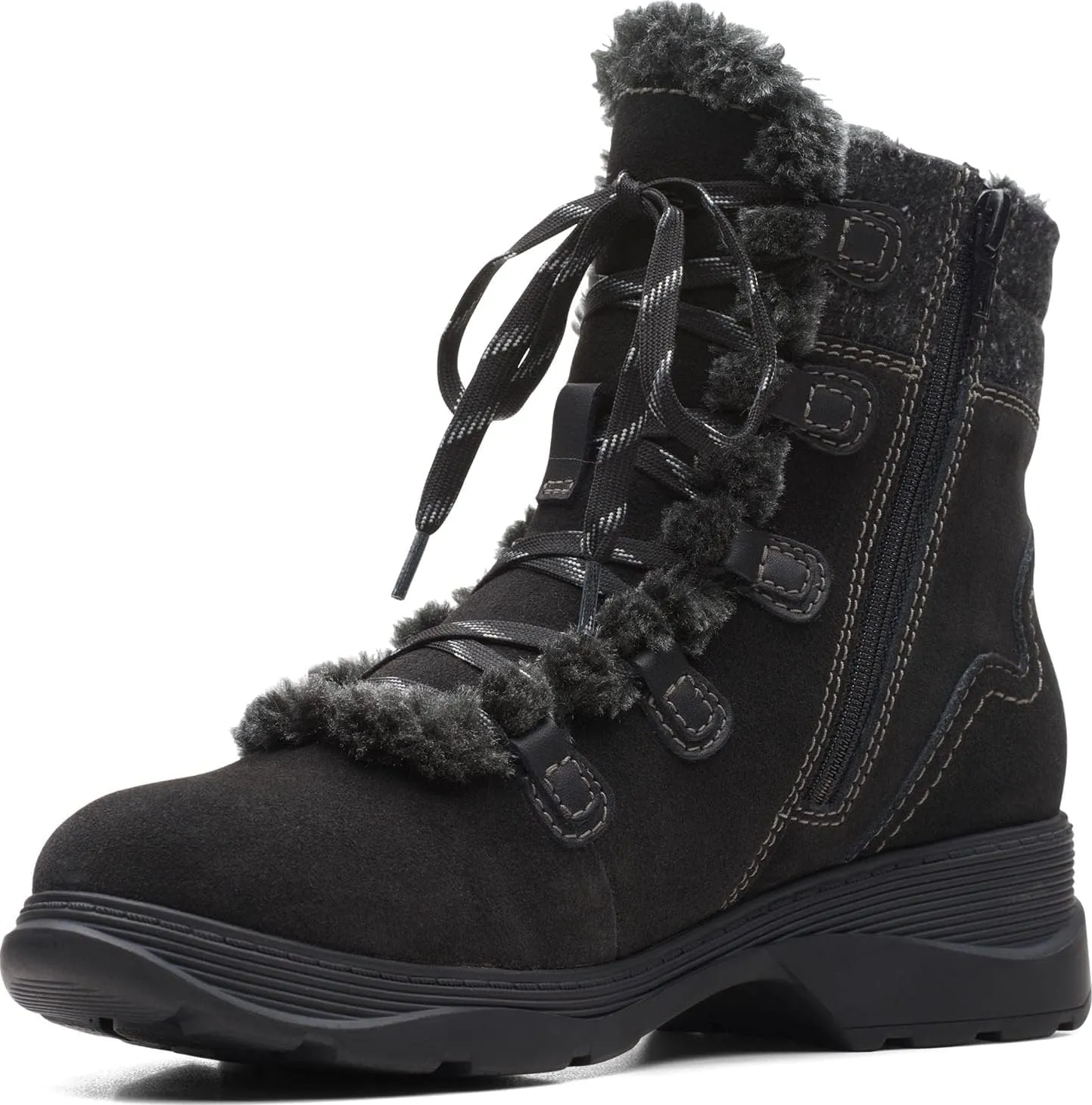 Clarks Women's Aveleigh Zip Warmlined Waterproof Fashion Boot