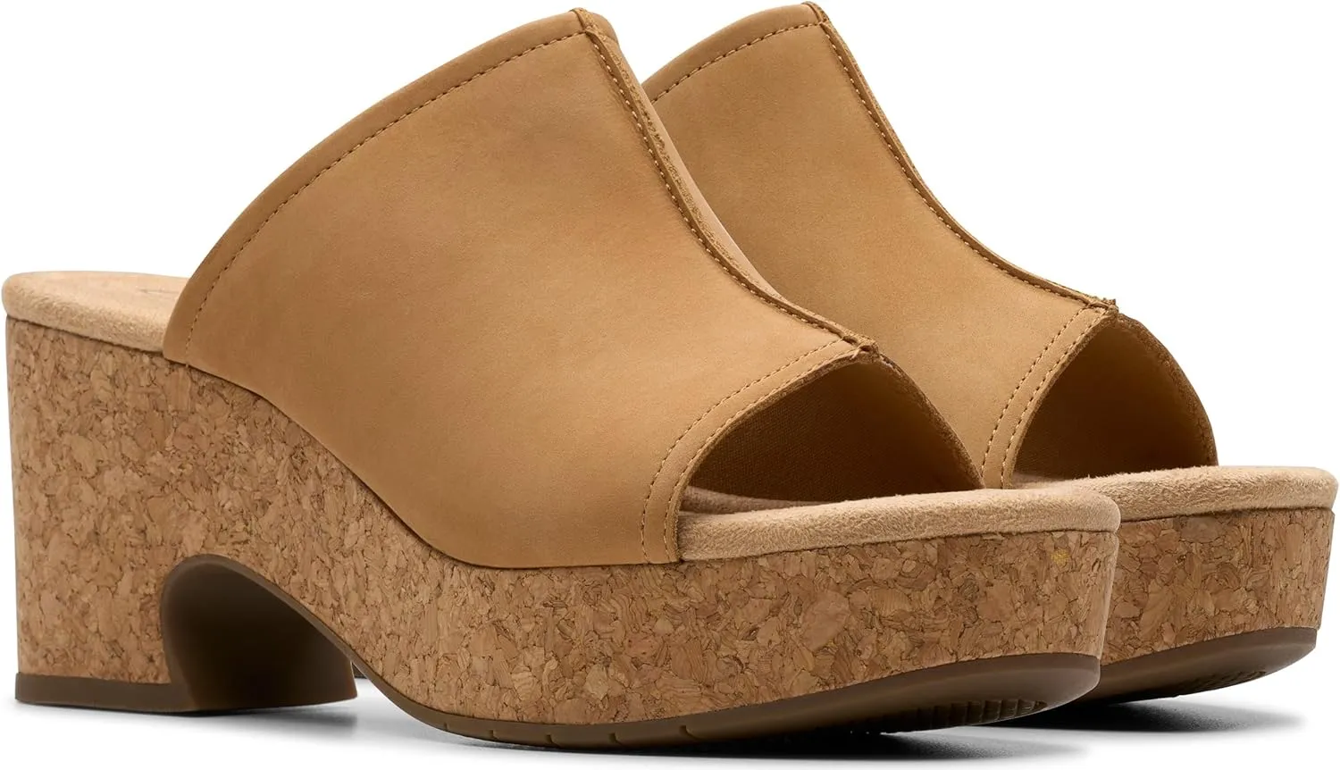 Clarks Women's Nerisa Vine Cork Wedge Sandal