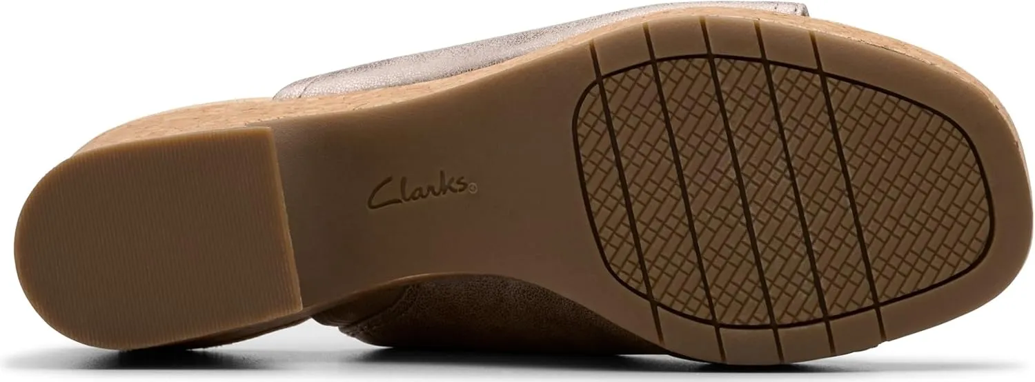 Clarks Women's Nerisa Vine Cork Wedge Sandal