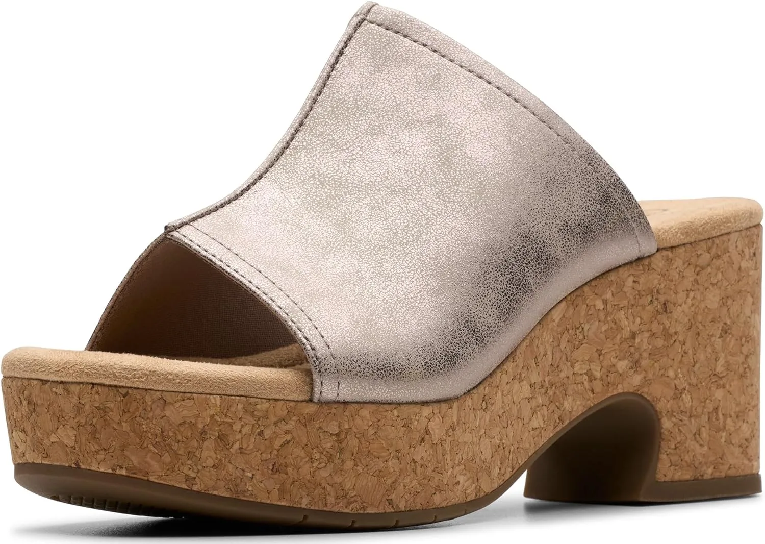 Clarks Women's Nerisa Vine Cork Wedge Sandal