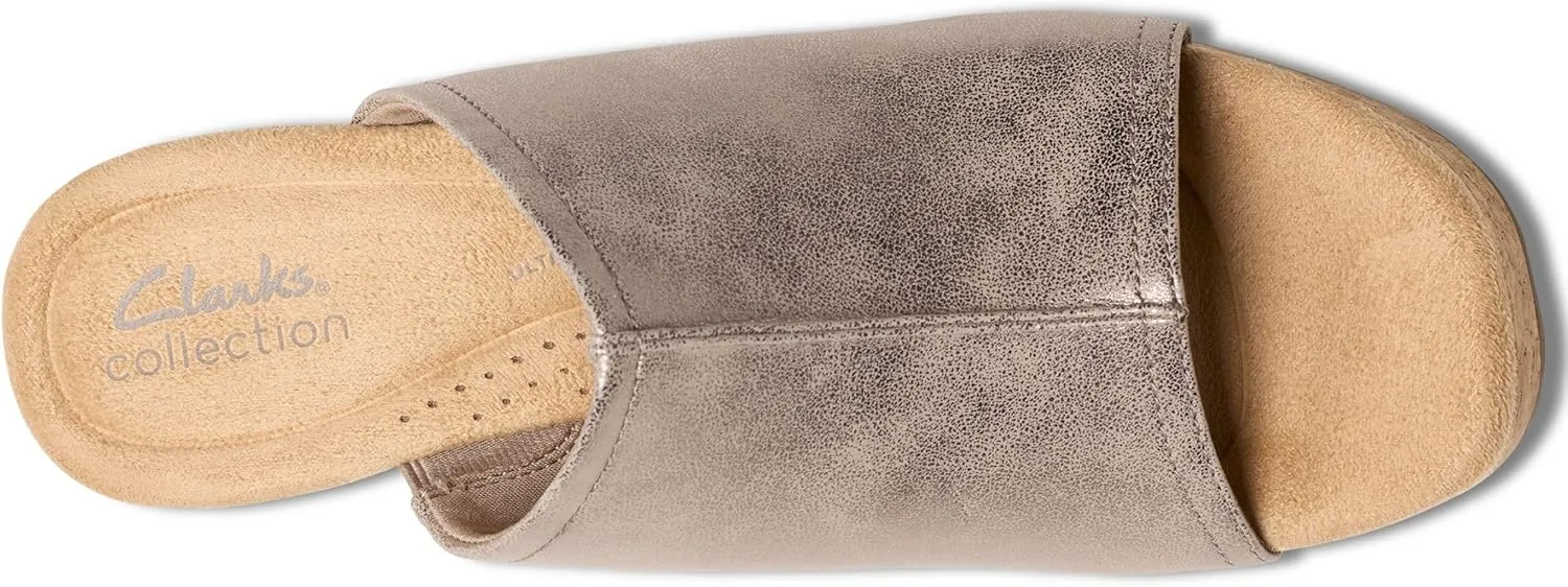 Clarks Women's Nerisa Vine Cork Wedge Sandal