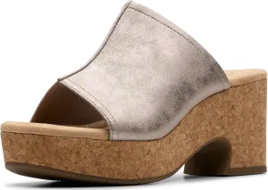 Clarks Women's Nerisa Vine Cork Wedge Sandal