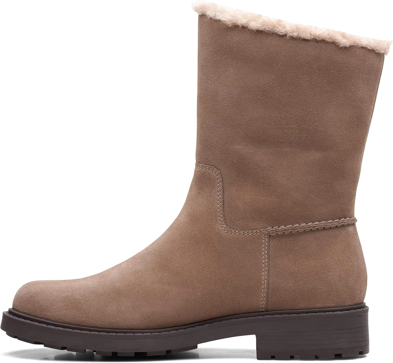 Clarks Women's Opal Zip Mid Calf Boot