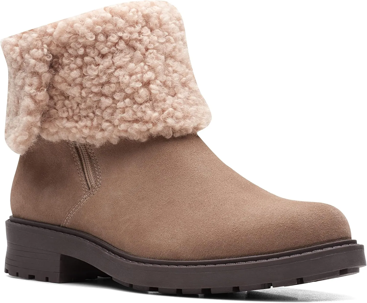 Clarks Women's Opal Zip Mid Calf Boot
