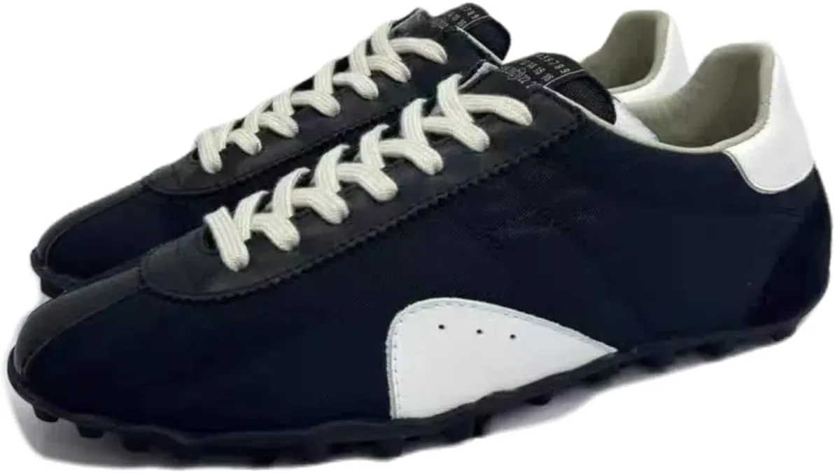 Classic Lace-up White Sneakers for Women Soft-Soled and Soft-surfaced Genuine Leather Flats Shoes Sporty Light Activities Casual Wear Office Work