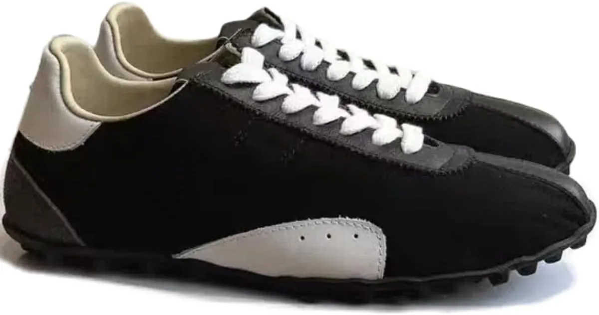 Classic Lace-up White Sneakers for Women Soft-Soled and Soft-surfaced Genuine Leather Flats Shoes Sporty Light Activities Casual Wear Office Work