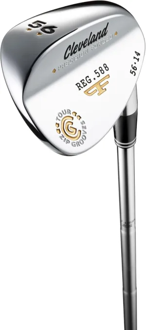 Cleveland Golf Men's 588 Forged Chrome Wedge, Low Bounce