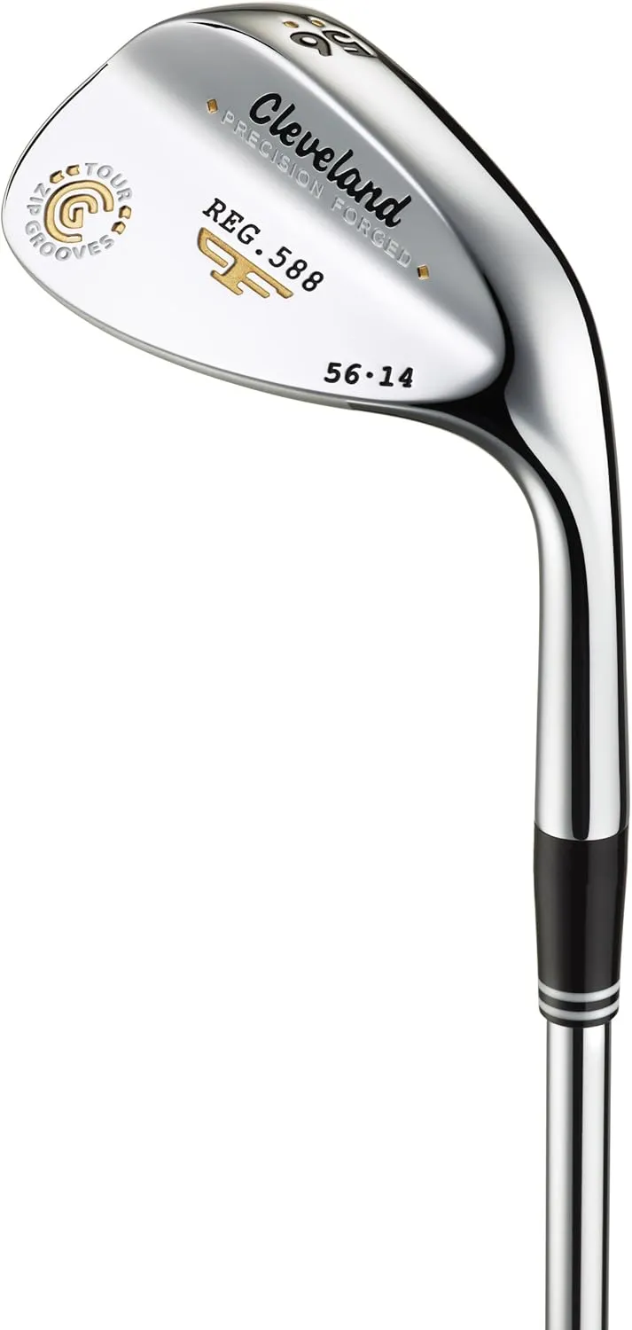 Cleveland Golf Men's 588 Forged Chrome Wedge, Low Bounce