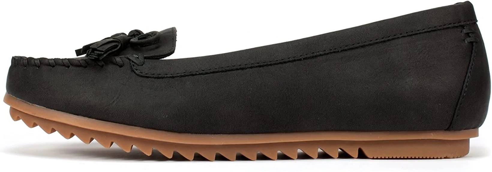 CLIFFS BY WHITE MOUNTAIN 'SAMANDA' Women's Loafer, Black - 5 M