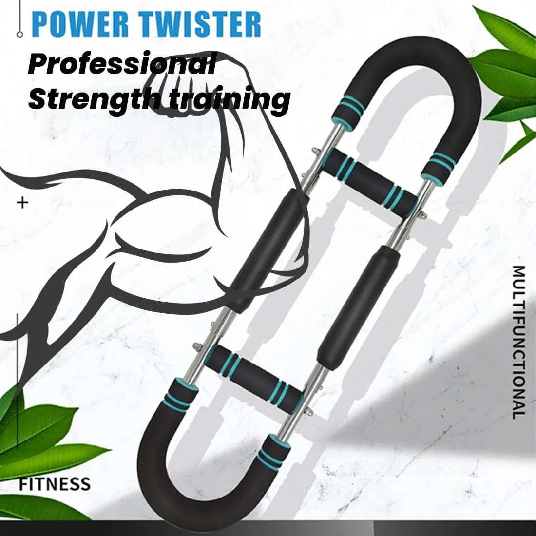 Clingman Crush Chest Trainer, Twister Arm Trainer - Adjustable 60-100lb Chest & Arm Trainer, Portable Chest Workout Equipment, Arm and Chest Muscle Trainer for Men & Women