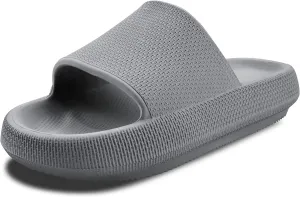 Cloud Slides For Women and Men,Pillow Slippers Bathroom Sandals,EVA Non Slip Thick Sole Platform Shoes