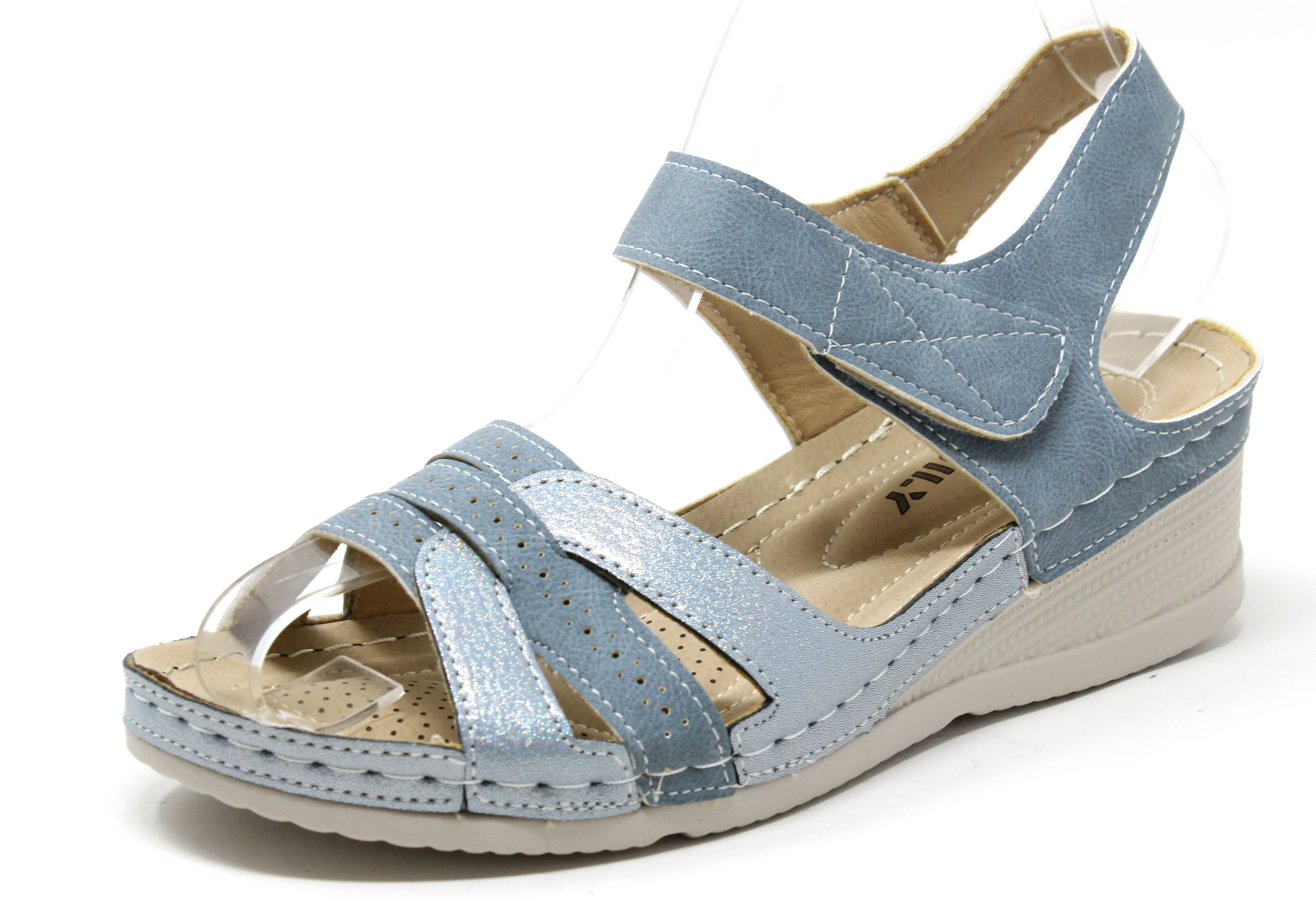 Comfort Cross Strap Sandal