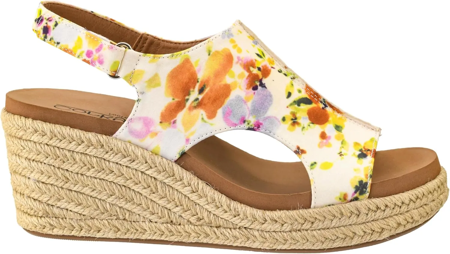 Corkys Footwear Womens Carley Wedges, Featuring Corkys EVA Foam Cushioned Insoles, A 2.5 Inch Heel, Lightweight For All Day Wear, And Hook And Loop Closure
