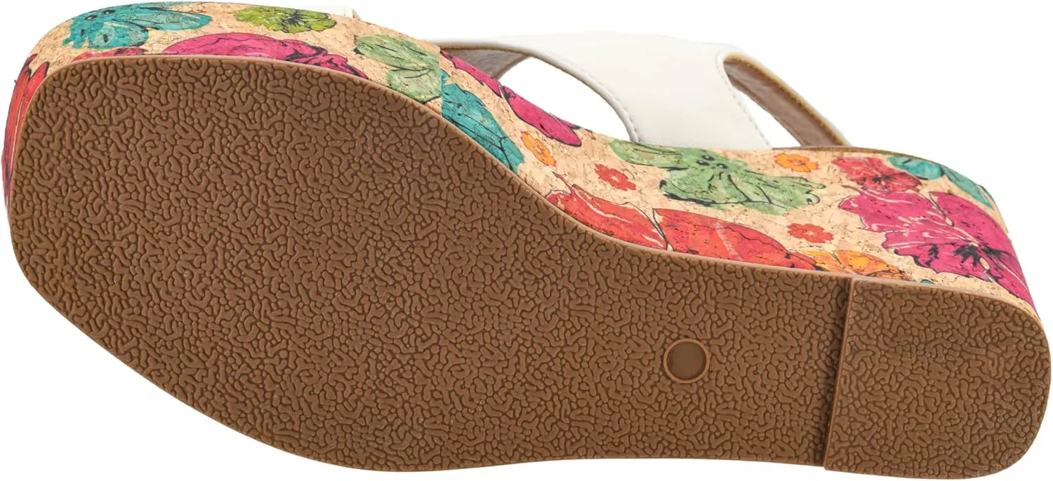 Corkys Footwear Women's Freddie Wedge Sandals with 3.75-Inch Heel and 2-inch Platform- Comfort-Enhancing EVA Insoles, and Stylish Jute Wrapped Bottom Design