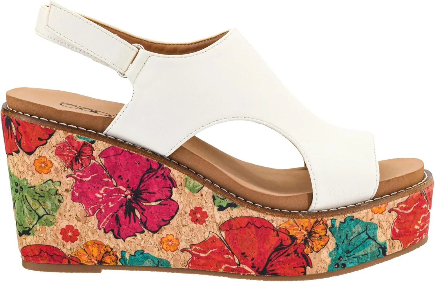 Corkys Footwear Women's Freddie Wedge Sandals with 3.75-Inch Heel and 2-inch Platform- Comfort-Enhancing EVA Insoles, and Stylish Jute Wrapped Bottom Design