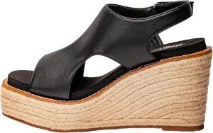 Corkys Footwear Women's Freddie Wedge Sandals with 3.75-Inch Heel and 2-inch Platform- Comfort-Enhancing EVA Insoles, and Stylish Jute Wrapped Bottom Design