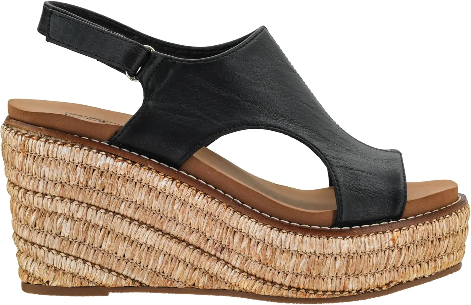Corkys Footwear Women's Freddie Wedge Sandals with 3.75-Inch Heel and 2-inch Platform- Comfort-Enhancing EVA Insoles, and Stylish Jute Wrapped Bottom Design