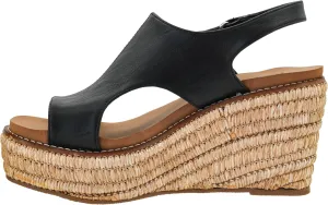 Corkys Footwear Women's Freddie Wedge Sandals with 3.75-Inch Heel and 2-inch Platform- Comfort-Enhancing EVA Insoles, and Stylish Jute Wrapped Bottom Design