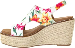 Corkys Footwear Women's Freddie Wedge Sandals with 3.75-Inch Heel and 2-inch Platform- Comfort-Enhancing EVA Insoles, and Stylish Jute Wrapped Bottom Design