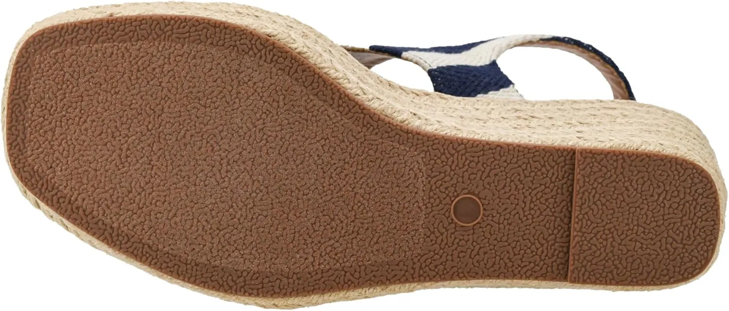 Corkys Footwear Women's Freddie Wedge Sandals with 3.75-Inch Heel and 2-inch Platform- Comfort-Enhancing EVA Insoles, and Stylish Jute Wrapped Bottom Design