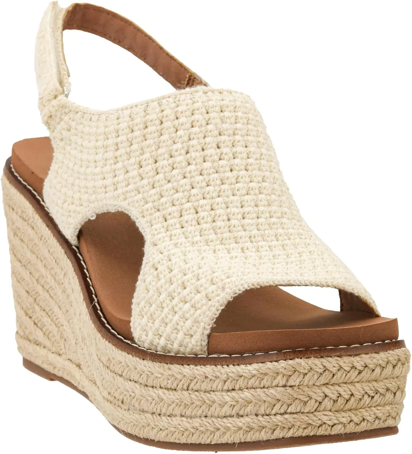 Corkys Footwear Women's Freddie Wedge Sandals with 3.75-Inch Heel and 2-inch Platform- Comfort-Enhancing EVA Insoles, and Stylish Jute Wrapped Bottom Design