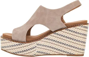 Corkys Footwear Women's Freddie Wedge Sandals with 3.75-Inch Heel and 2-inch Platform- Comfort-Enhancing EVA Insoles, and Stylish Jute Wrapped Bottom Design