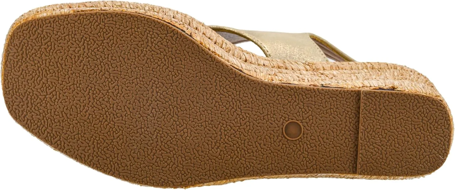 Corkys Footwear Women's Freddie Wedge Sandals with 3.75-Inch Heel and 2-inch Platform- Comfort-Enhancing EVA Insoles, and Stylish Jute Wrapped Bottom Design
