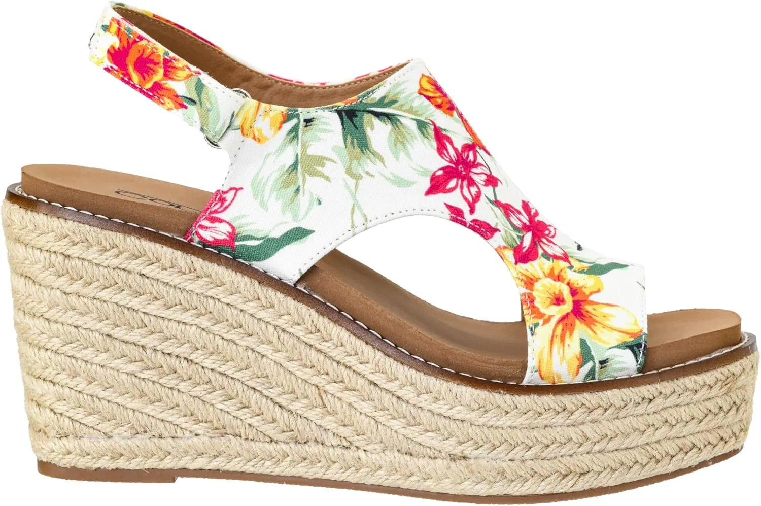 Corkys Footwear Women's Freddie Wedge Sandals with 3.75-Inch Heel and 2-inch Platform- Comfort-Enhancing EVA Insoles, and Stylish Jute Wrapped Bottom Design