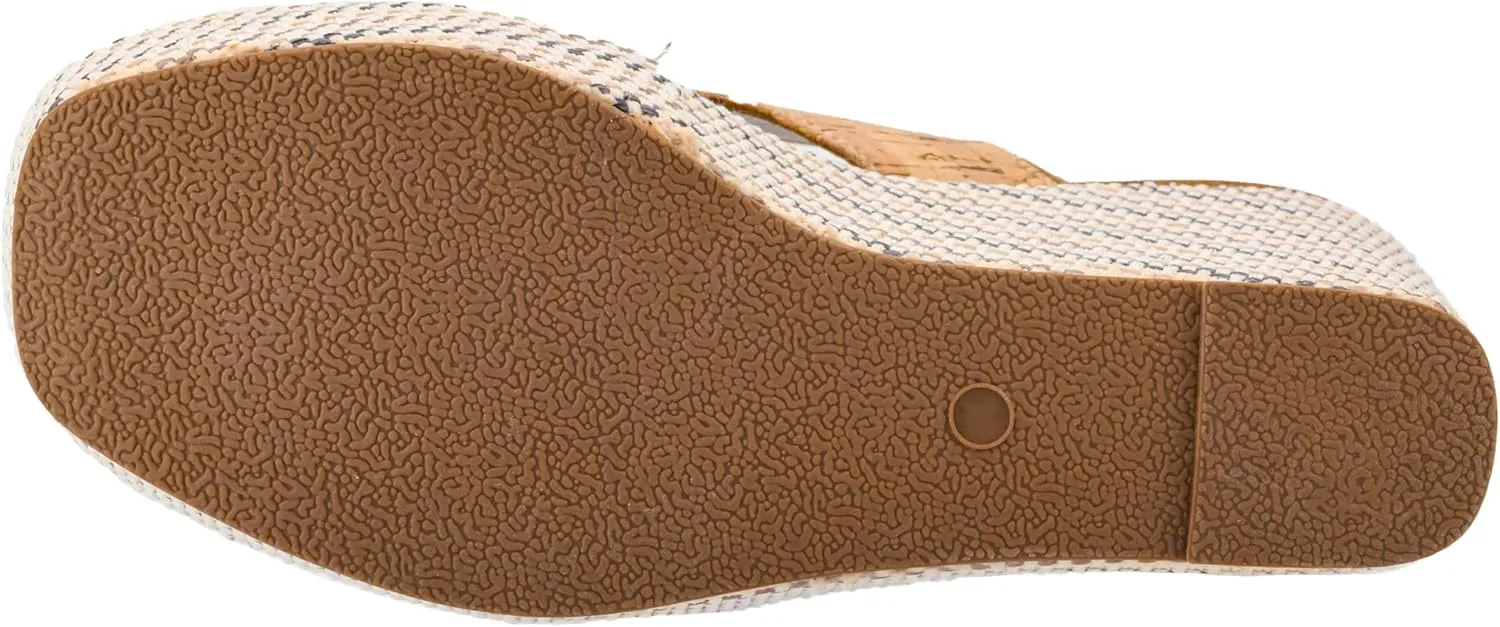 Corkys Footwear Women's Freddie Wedge Sandals with 3.75-Inch Heel and 2-inch Platform- Comfort-Enhancing EVA Insoles, and Stylish Jute Wrapped Bottom Design