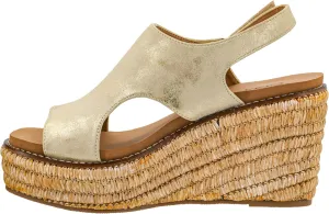 Corkys Footwear Women's Freddie Wedge Sandals with 3.75-Inch Heel and 2-inch Platform- Comfort-Enhancing EVA Insoles, and Stylish Jute Wrapped Bottom Design