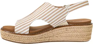 Corkys Footwear Women's Ready Or Not Wedge Sandals with 2-Inch Heel - Comfort-Enhancing EVA Insoles, Hook and Loop Closure, and Stylish Jute Wrapped Bottom Design