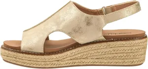 Corkys Footwear Women's Ready Or Not Wedge Sandals with 2-Inch Heel - Comfort-Enhancing EVA Insoles, Hook and Loop Closure, and Stylish Jute Wrapped Bottom Design
