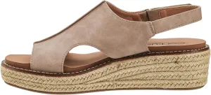 Corkys Footwear Women's Ready Or Not Wedge Sandals with 2-Inch Heel - Comfort-Enhancing EVA Insoles, Hook and Loop Closure, and Stylish Jute Wrapped Bottom Design