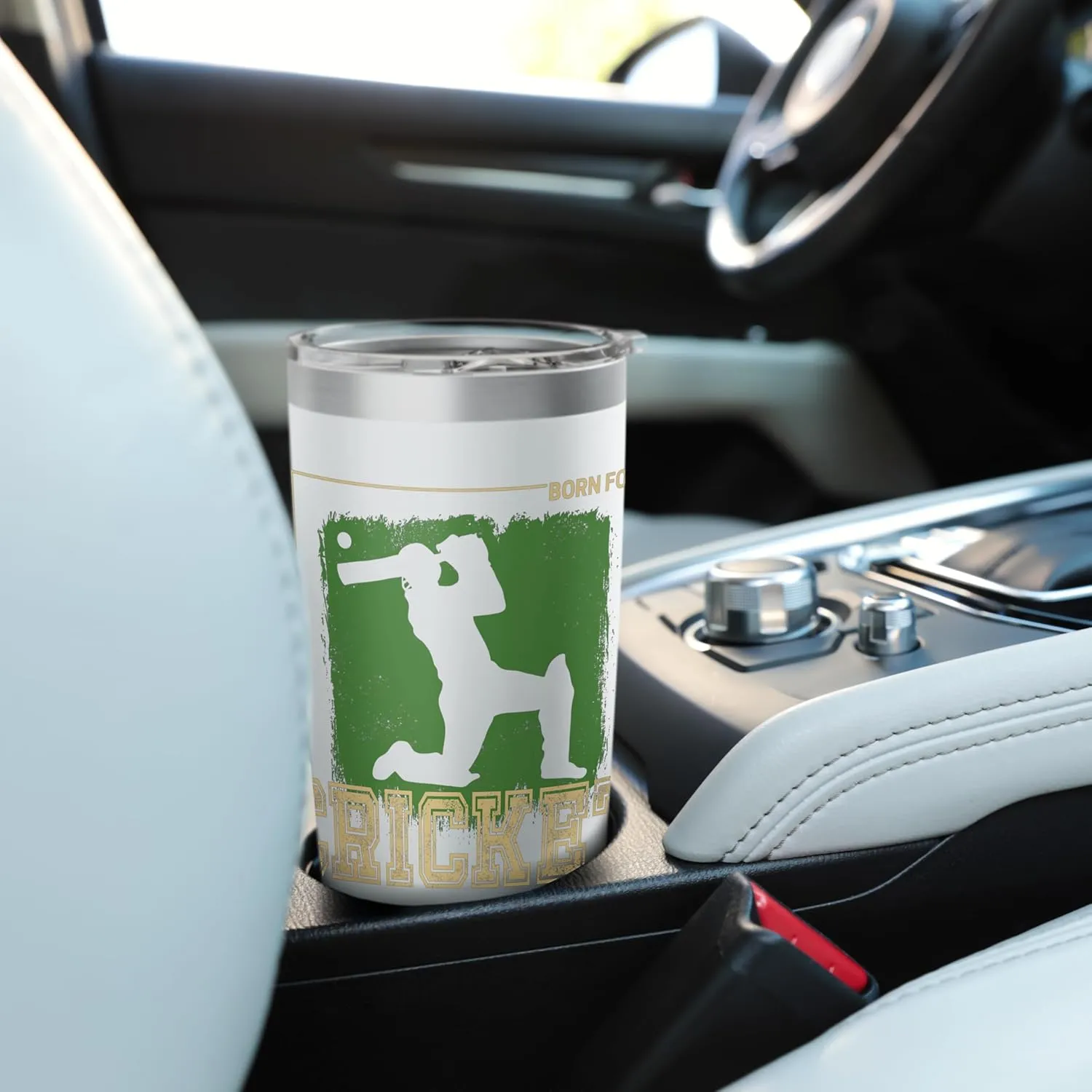 Cricket Batsman Vintage Pitcher Player Trainer and Coach Stainless Steel Insulated Tumbler