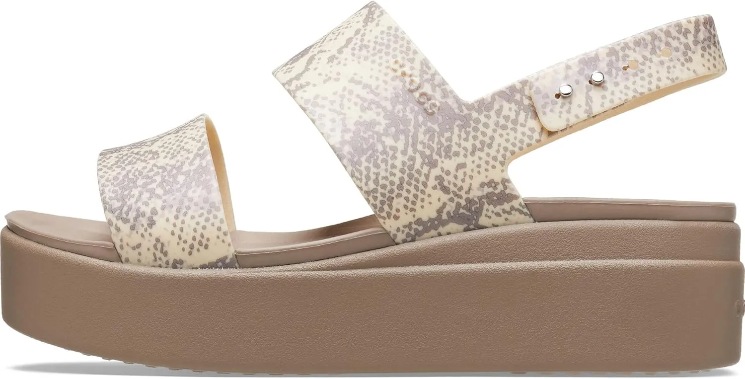 Crocs Women’s Brooklyn Low Wedges, Platform Sandals