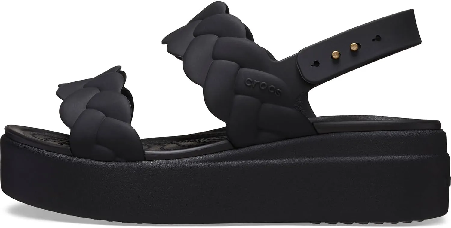Crocs Women's Brooklyn Low Wedges Platform Sandals