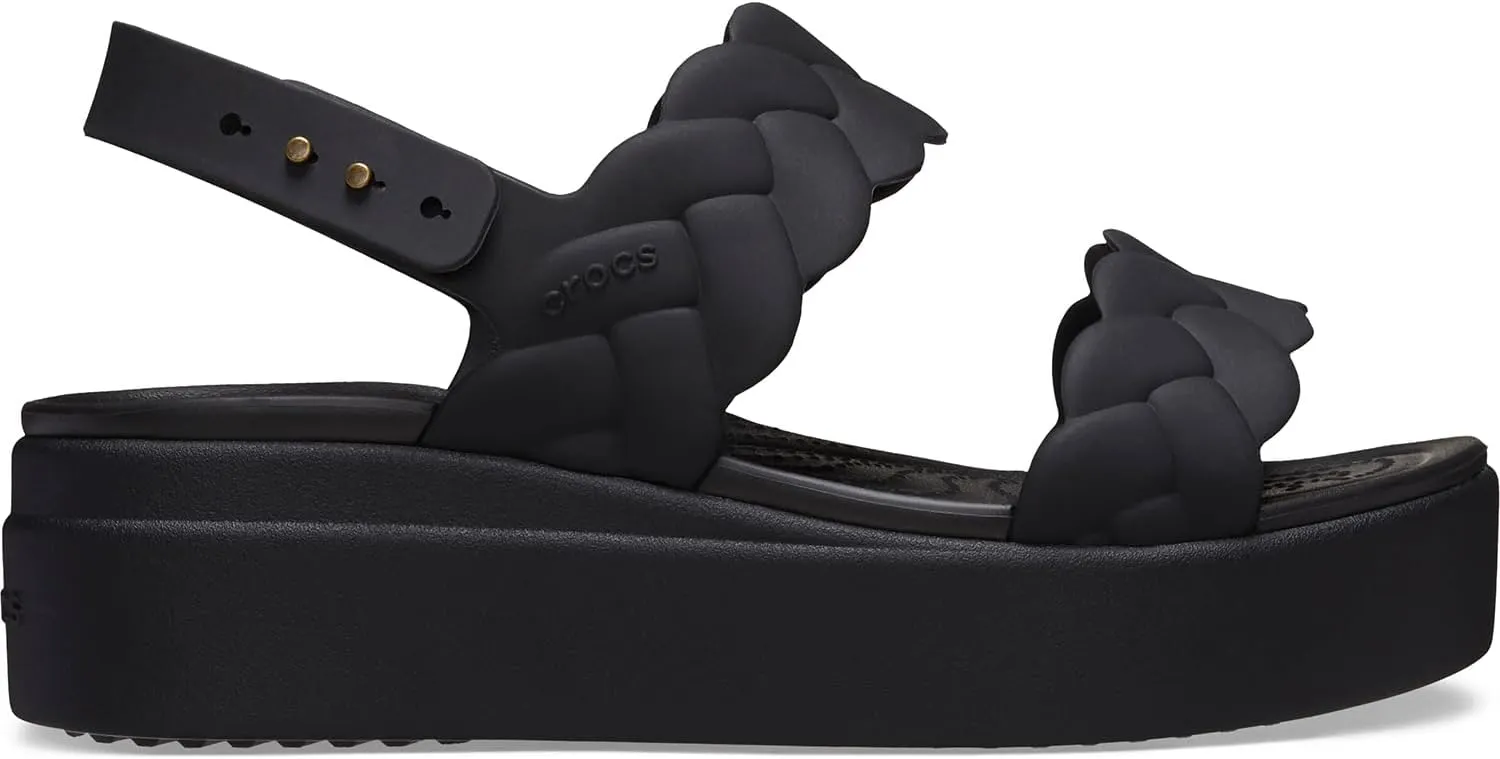 Crocs Women's Brooklyn Low Wedges Platform Sandals
