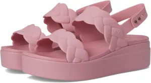 Crocs Women's Brooklyn Low Wedges Platform Sandals